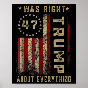Poster O Engraçado Trump Estava Certo Sobre Tudo Que Nos 