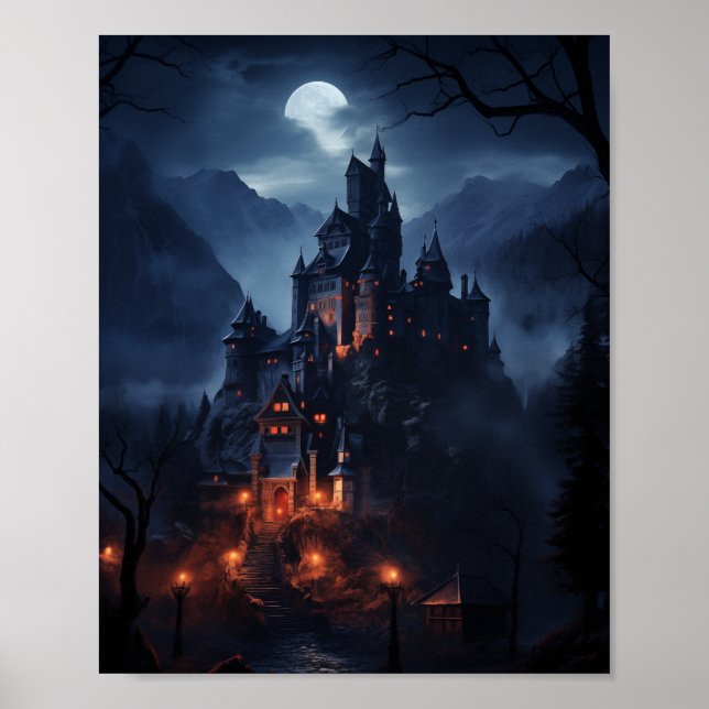 Poster O Enigma do Castelo Drácula #3 (Frente)