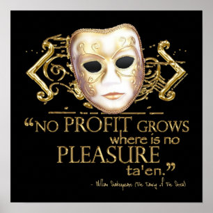 Póster O Enquadramento da Cotação Shrew (Versão Dourada)