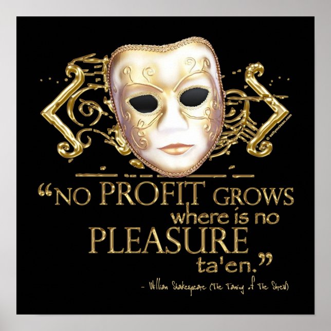 Póster O Enquadramento da Cotação Shrew (Versão Dourada) (Frente)