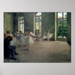 Poster O ensaio, c.1873-1878 Edgar Degas