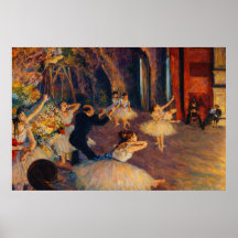 O Ensaio do Ballet no Palco de Degas