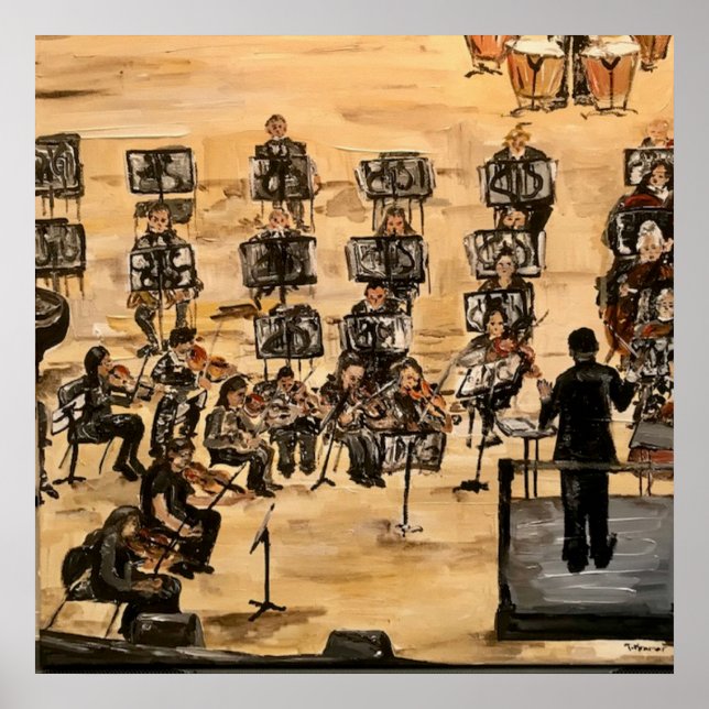 Poster "O ensaio" em acrílico (Frente)