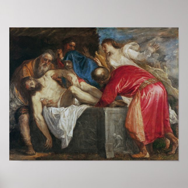 Poster O Entombamento do Cristo, 1559 (Frente)