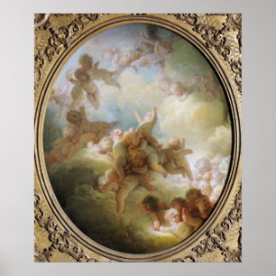 Póster O enxame dos Cupido, c.1767