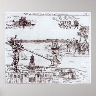 Poster O equilíbrio ou os americanos triunfante