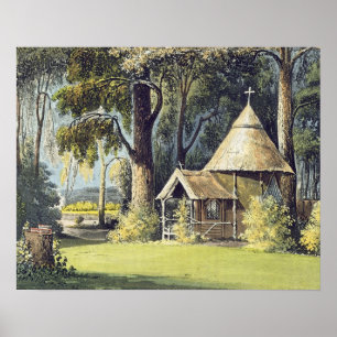 Poster O eremitério, do repositório de Ackermann das
