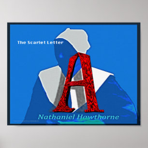 Poster O escarlate de letra