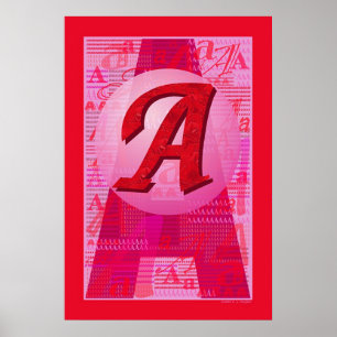 Póster 'O escarlate de Letter