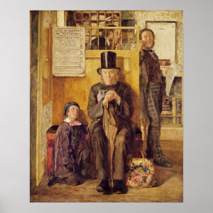 Poster O escritório do procurador, 1857