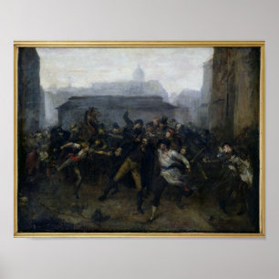 Póster O espião, episódio do cerco de Paris, 1871
