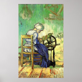 Póster O espinheiro de Vincent van Gogh