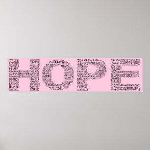 Póster O Espírito da Esperança (Texto Negra)