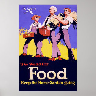 Póster O Espírito da Guerra Mundial 18 ~ Vintage 1.