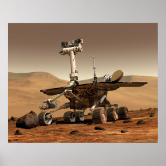 Póster O 'Espírito' de Marte Rover da NASA