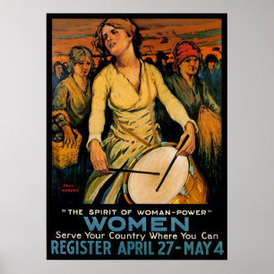 Póster O espírito do poder da mulher