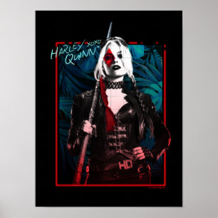 Poster O Esquadrão Suicida Harley Quinn & Green Ferns