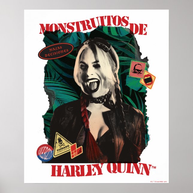 Poster O Esquadrão Suicida | Harley Quinn Winking (Frente)