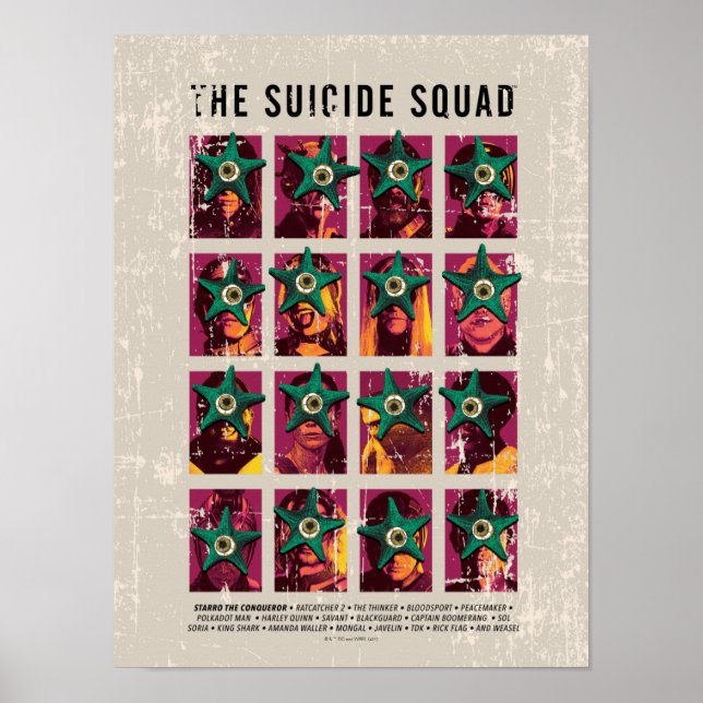 Poster O Esquadrão Suicida | Starro Squad Edition (Frente)