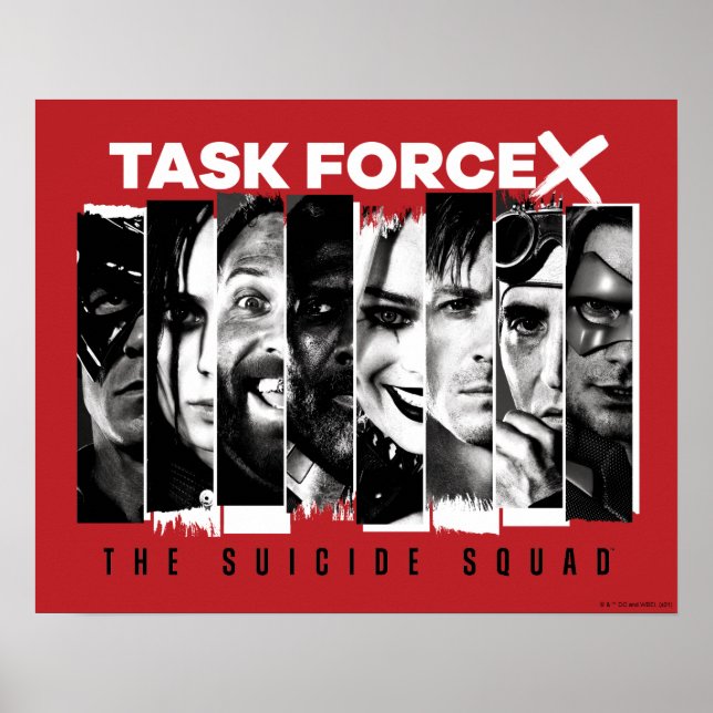 Poster O Esquadrão Suicida | Task Force X (Frente)