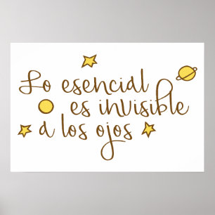 Poster O essencial é invisível aos olhos