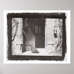Poster O estar aberto, em março de 1843 (foto de b/w)
