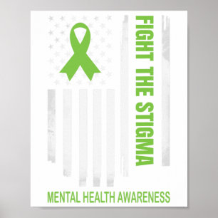 Poster O Estigma para a Conscientização da Saúde Mental