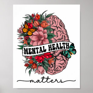 Poster O Estigma Problemas de Saúde Mental Sensibilização