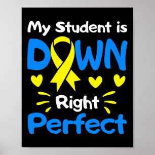 Poster O Estudante Está Perfeito Em Sindroma De Baixo Par