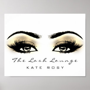 Póster O estúdio conhecido Dourado da beleza do