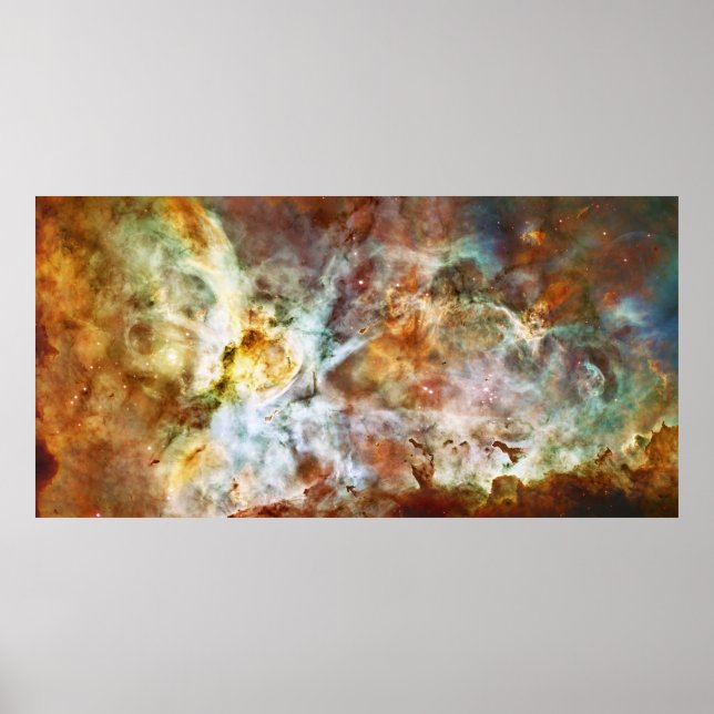 Póster O Excelente Carina Nebula NGC 3372 - Nascimento da (Frente)