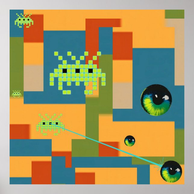 Poster O Excelente do jogo de vídeo de 1983 (Frente)