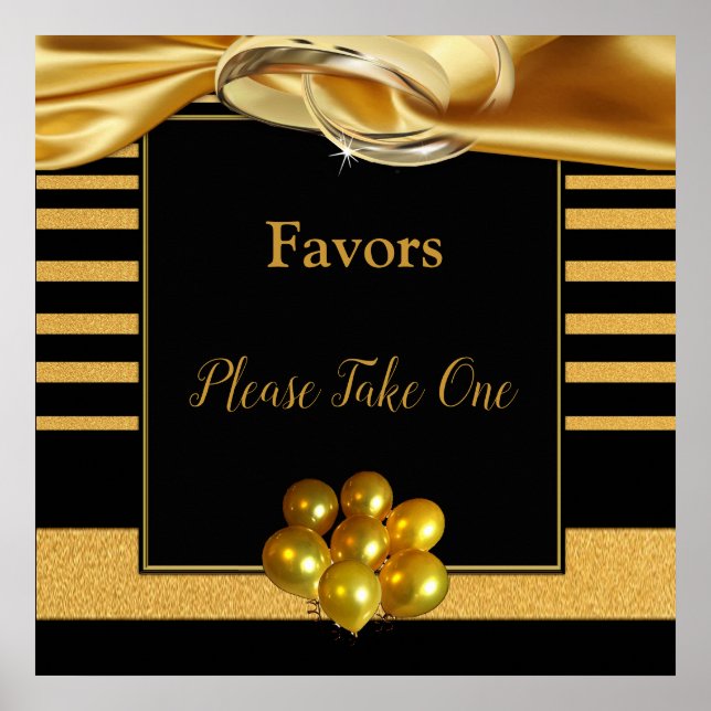 Poster O Excelente Gatsby Inspiration Wedding Favorece (Frente)