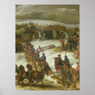 Póster O exército francês que cruza a passagem de St