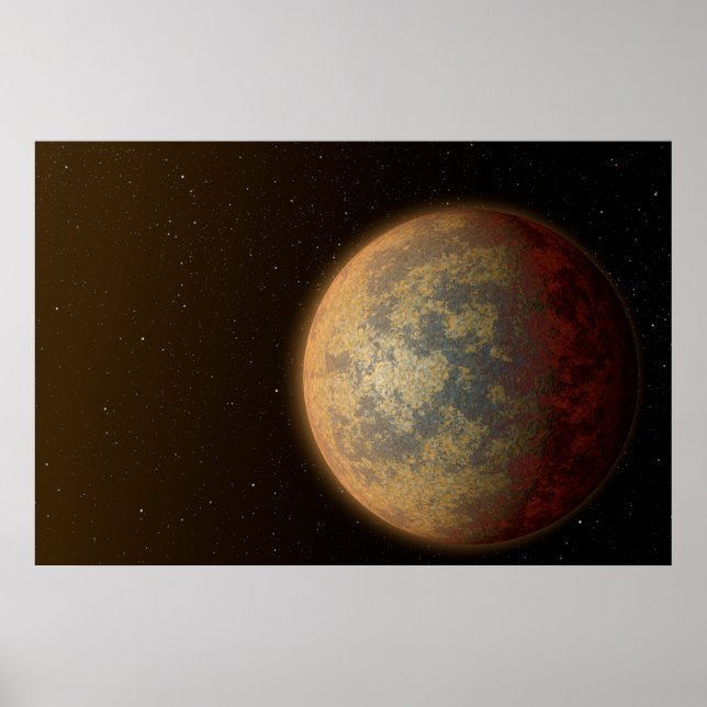 Poster O Exoplaneta Quente Rocky Hd 219134 B. (Frente)