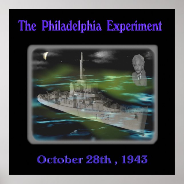 Poster O Experimento Filadélfia (Frente)