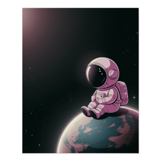 Póster O Explorador Cósmico (Frente)