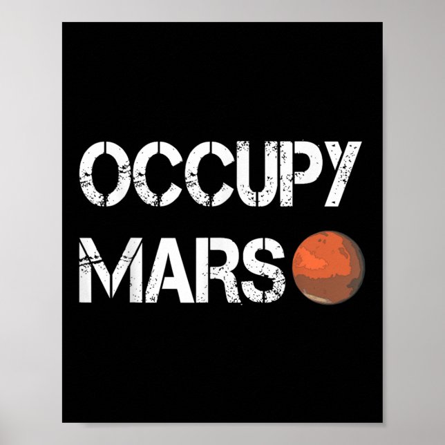 Poster O Explorador Ocupa Espaço em Marte (Frente)