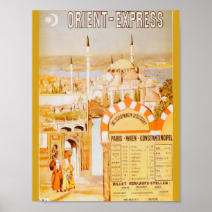 Poster O expresso de oriente de Paris