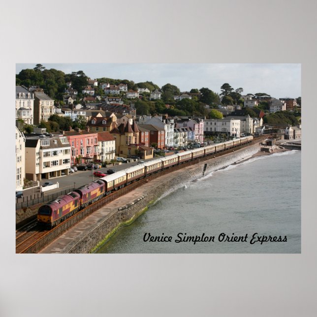 Poster O Expresso do Oriente, VOSE, em Dawlish, Devon (Frente)