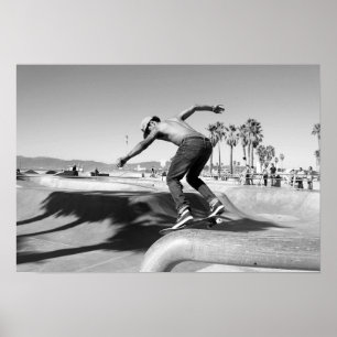 Póster O extremo ostenta o poster: Skater que faz truques