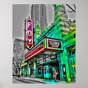 Poster O Fabuloso Teatro da Raposa Atlanta Georgia