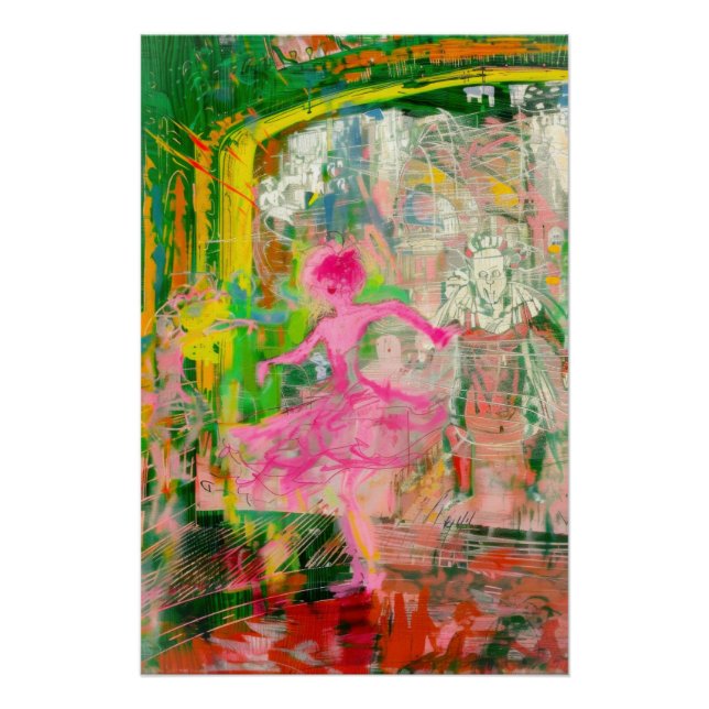 Póster O Falador - Caos do Balé Neon (Frente)