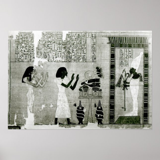 Póster O falecido acompanhado de sua irmã (Frente)