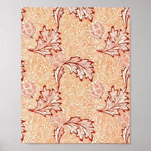 Poster O famoso padrão Apple de William Morris