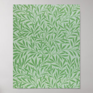 Poster O famoso padrão Willow de William Morris.
