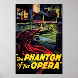 Poster O Fantasma da Ópera 1925 Filme Clássico