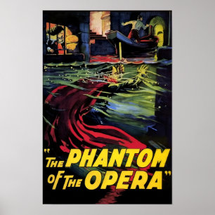 Poster O Fantasma da Ópera 1925 Filme Clássico