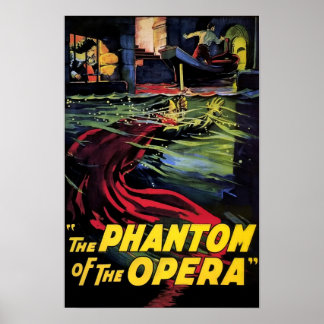 Poster O Fantasma da Ópera 1925 Filme Clássico