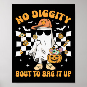 Poster O Fantasma Do Halloween Não Tem Diggência De Ir Am